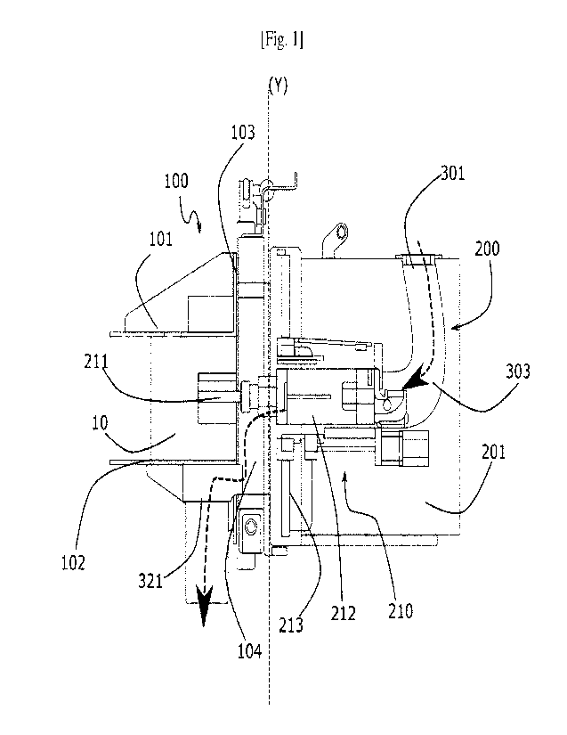 A single figure which represents the drawing illustrating the invention.